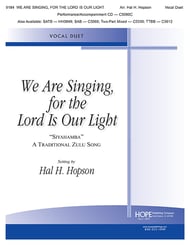 We Are Singing, for the Lord Is Our Light Vocal Solo & Collections sheet music cover Thumbnail